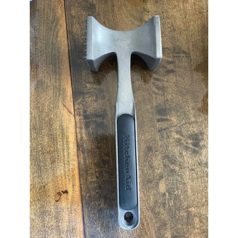 KitchenAid Meat TenderizerMallet Flat Textured Aluminum Double Head 9.5"